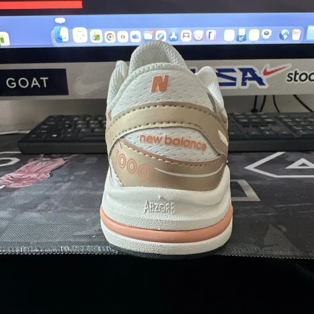 New Little Kids Size 1 New Balance 1000 Brown Orange PC1000FP